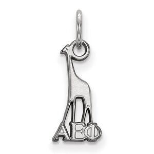Sterling Silver Alpha Epsilon Phi XS (Tiny) Charm or Pendant